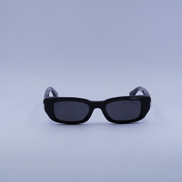 Off-White OERI124 FILLMORE 1007 Sunglasses Black Rectangle Frame, Grey Lenses - Picture 3 of 12